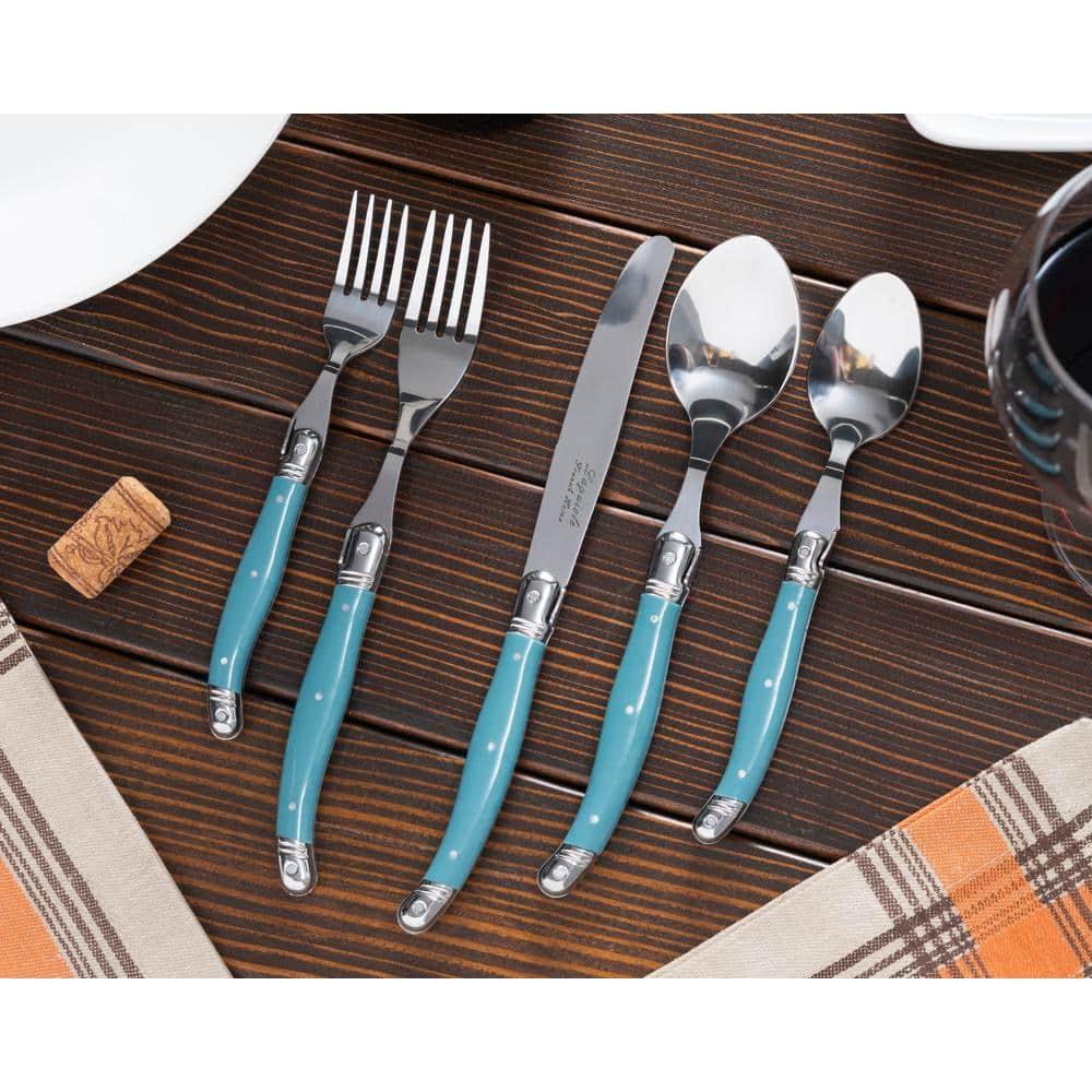 French Home French Home Laguiole 20 Piece Stainless Steel Flatware Set, Service for 4 (Set of 20)