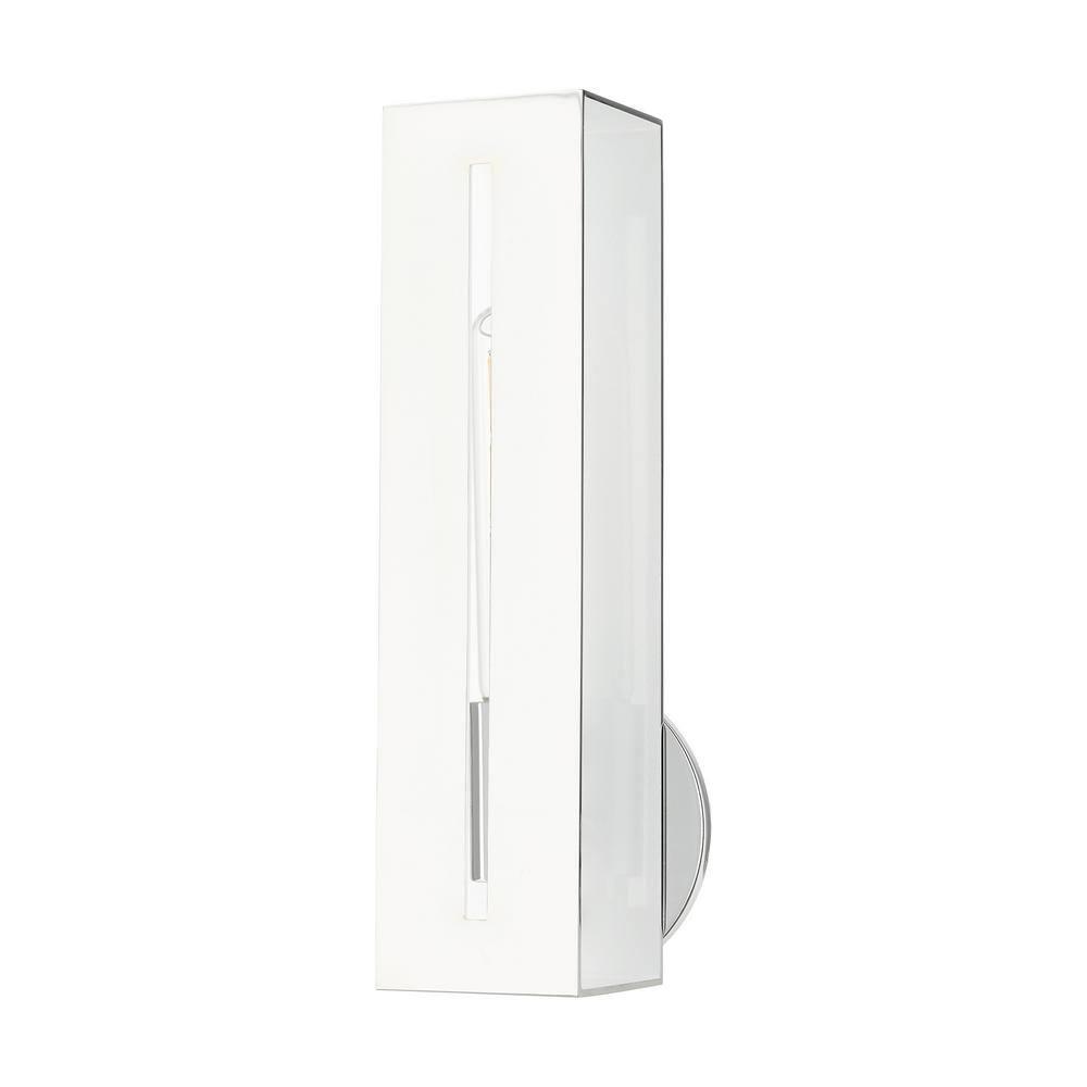 Livex Lighting Soma 1 - Light Wall Light in  Polished Chrome