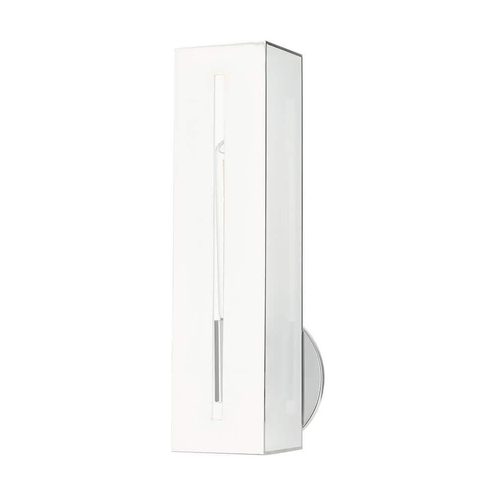 Livex Lighting Soma 1 - Light Wall Light in  Polished Chrome