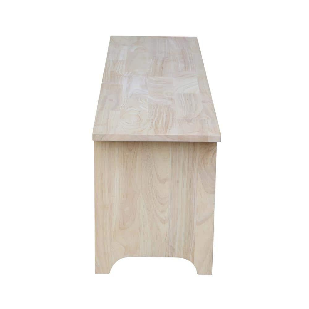 Brookstone Bench Unfinished - International Concepts