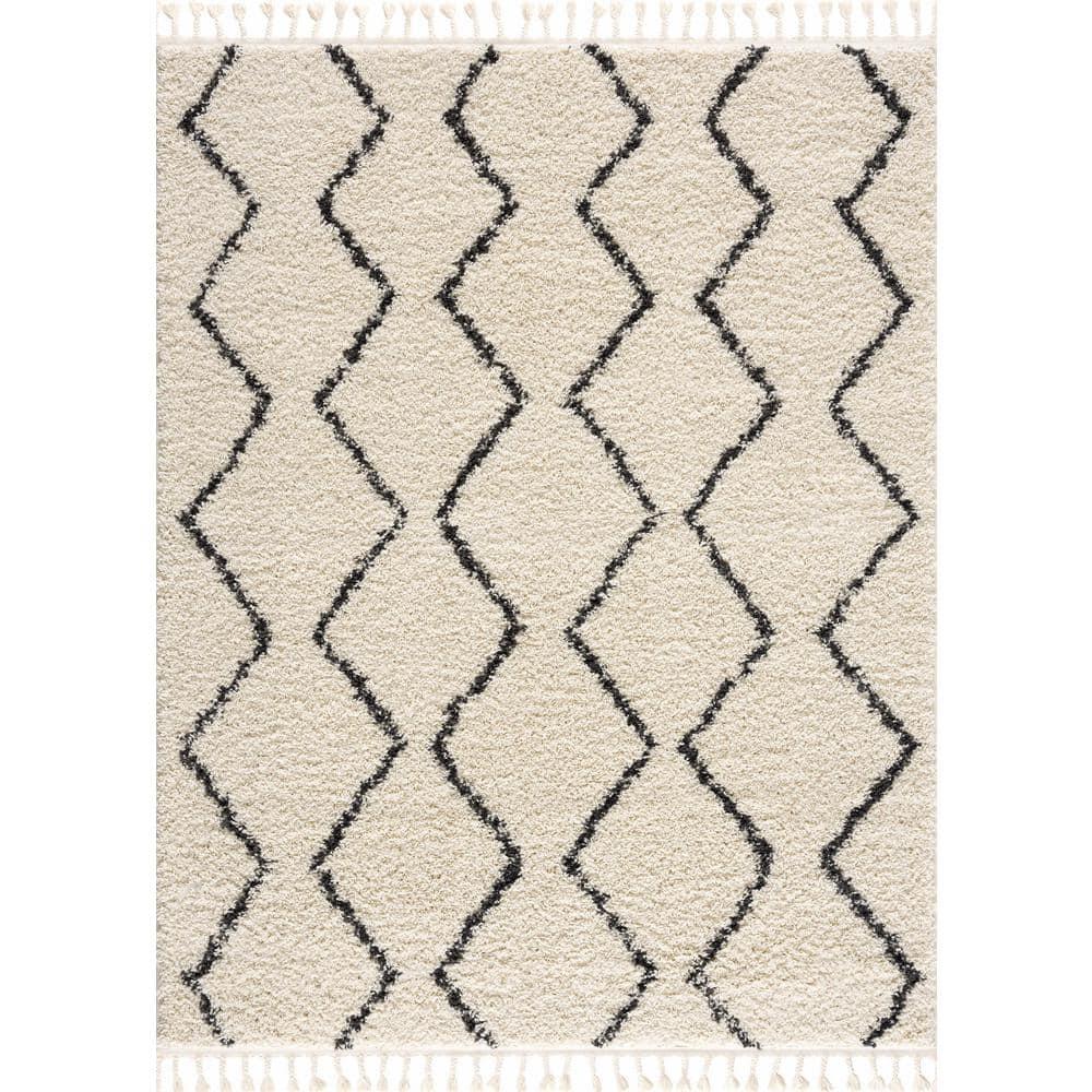 Hauteloom Rectangle Area Rug   Charcoal