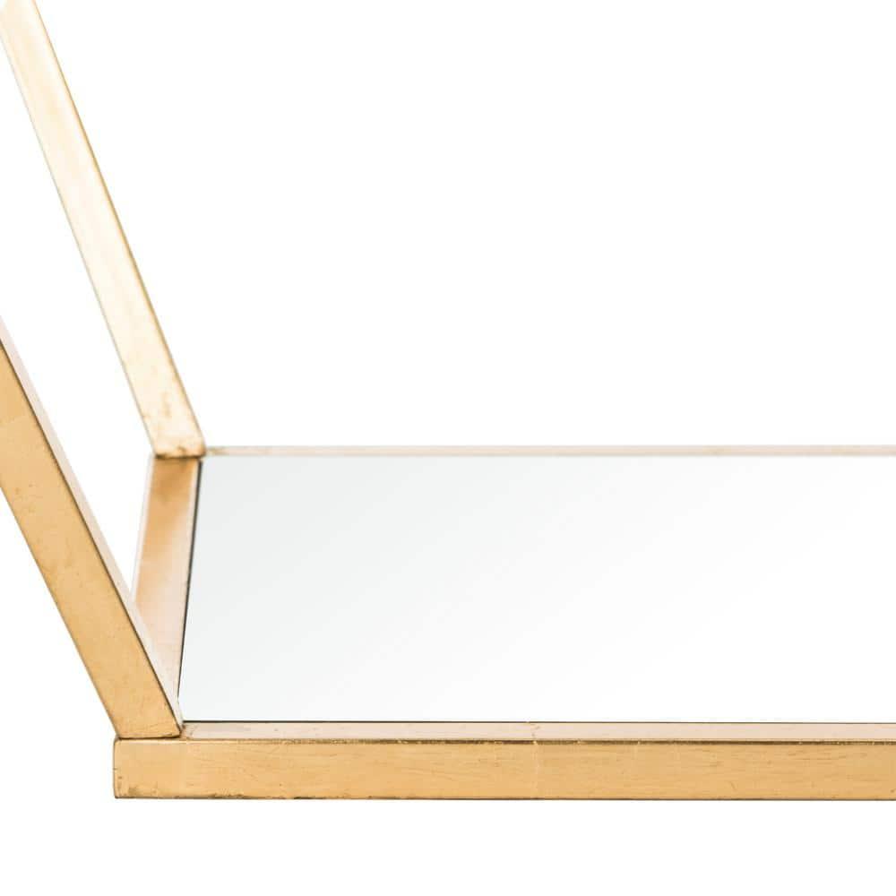 Allene Coffee Table - Gold/Clear - Safavieh