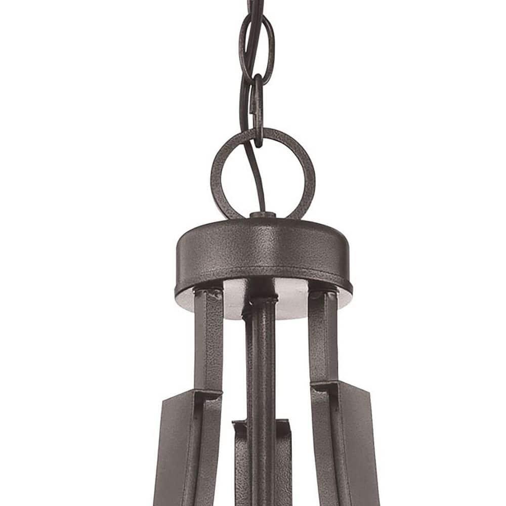 4104-172-Minka Lavery-Parsons Studio - Pendant 3 Light Translucent Sliver Linen in Transitional Style - 23.5 inches tall by 20.5 inches wide-Smoked