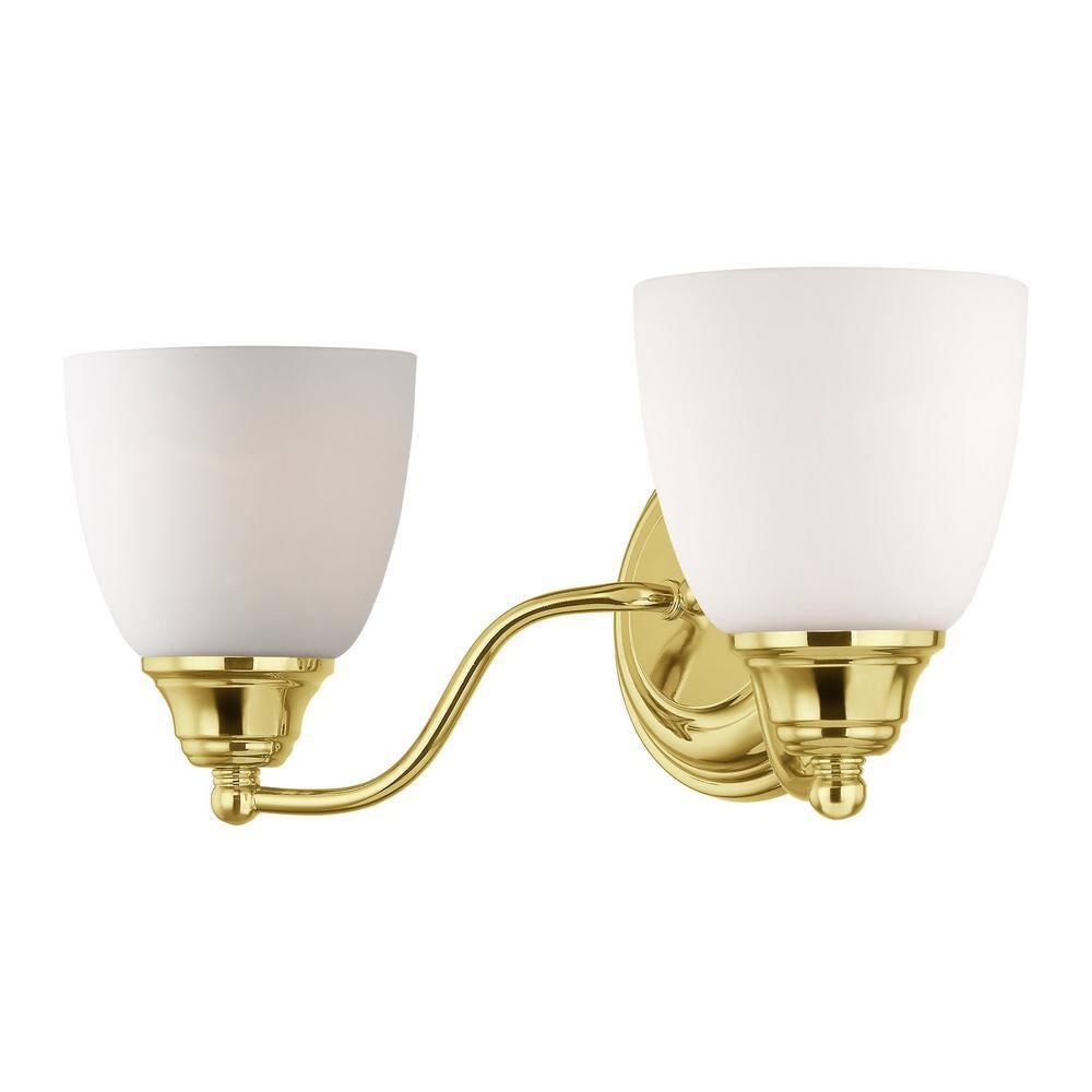 Livex Lighting Somerville 2 - Light Vanity in  Polished Brass