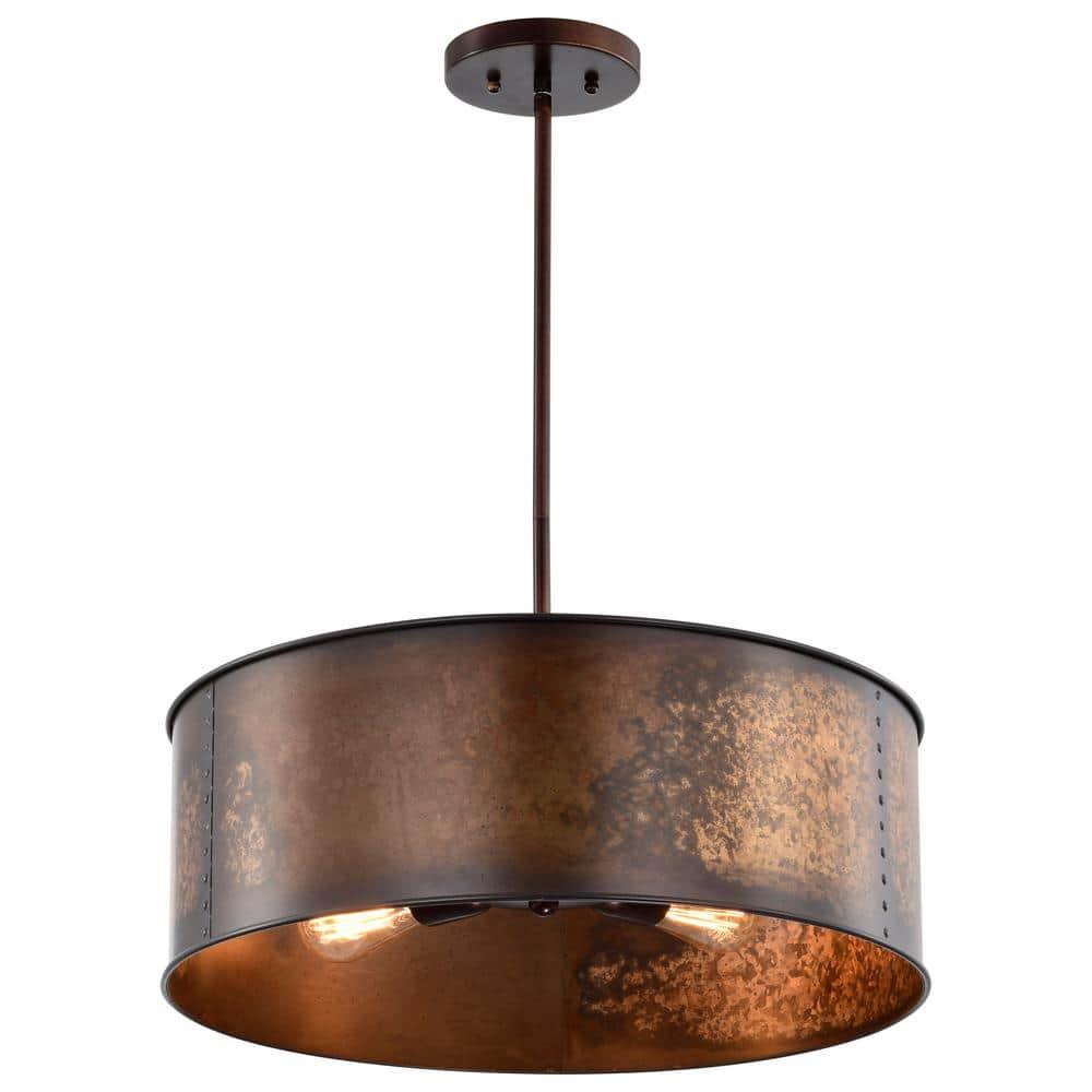 Nuvo 60-5894 - Kettle Pendant; Antiqued Copper Finish