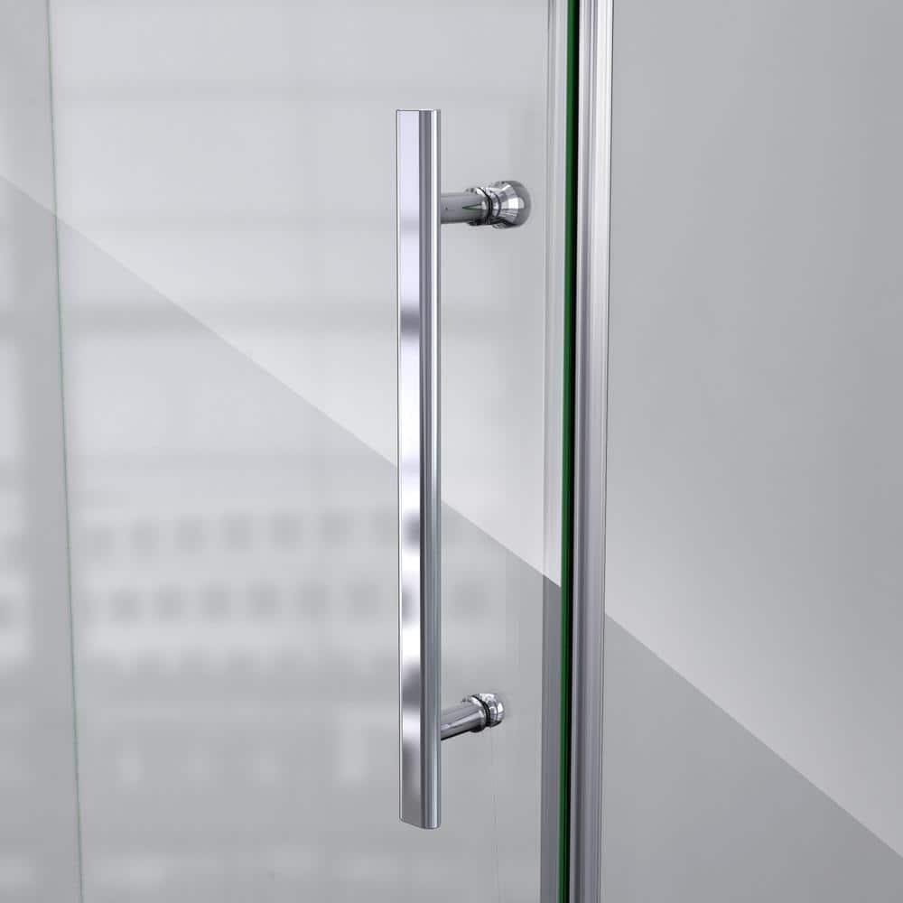 DreamLine Prism Plus 42" x 74.75" Rectangle Hinged Shower Enclosure with Base Included