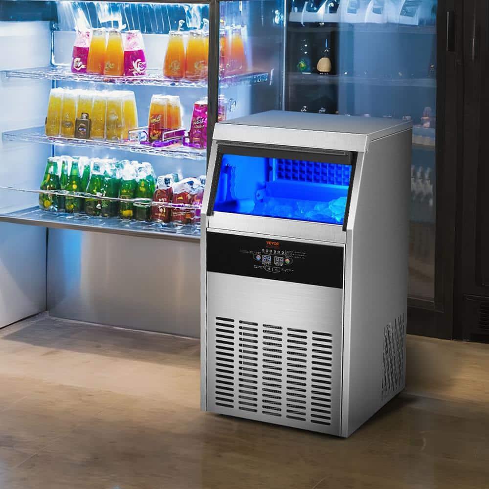 VEVOR VEVOR 100 Lb. Daily Production Cube Clear Ice Freestanding Ice Maker