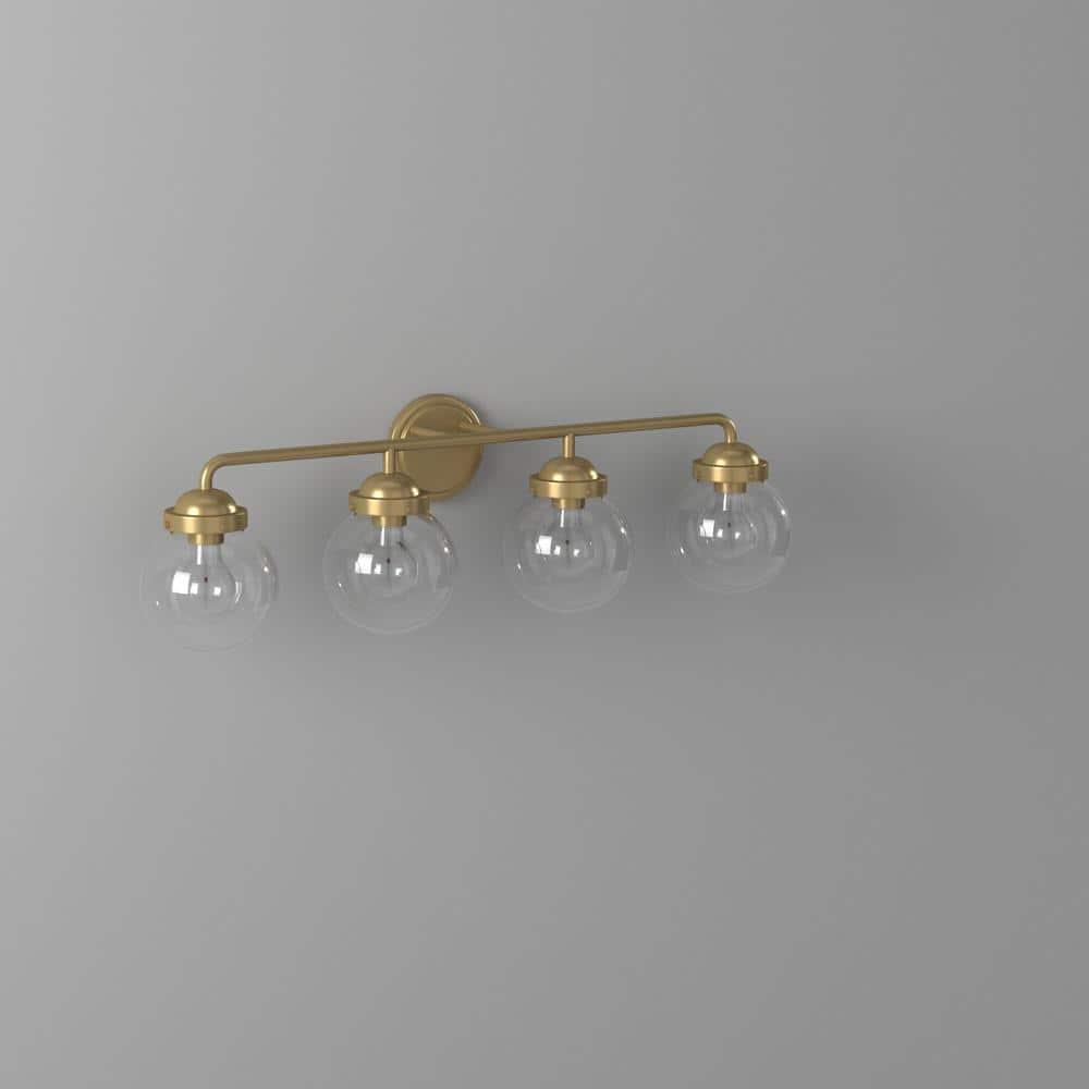 Designers Fountain - Four Light Bathroom Fixture - Knoll - Four Light Bath Bar