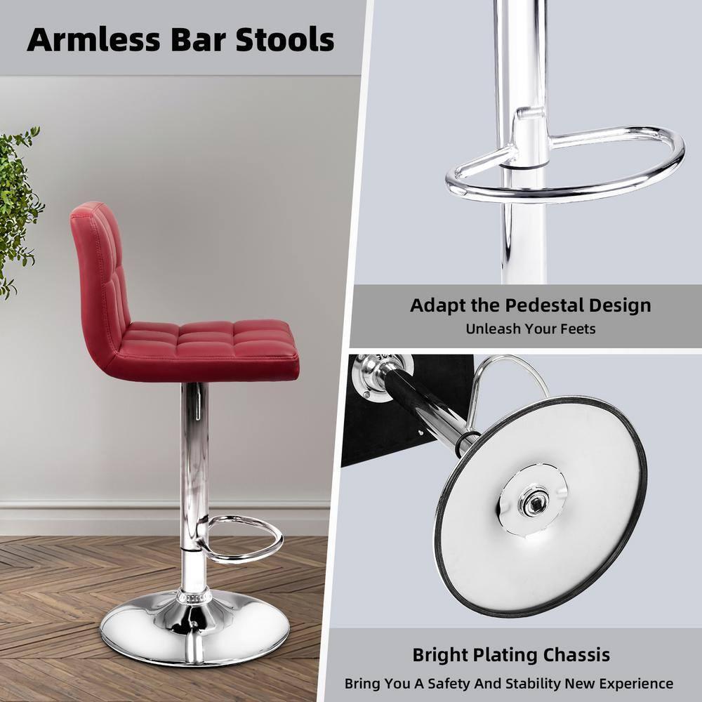 Stallcup Swivel Upholstered Counter Stool with Metal Frame