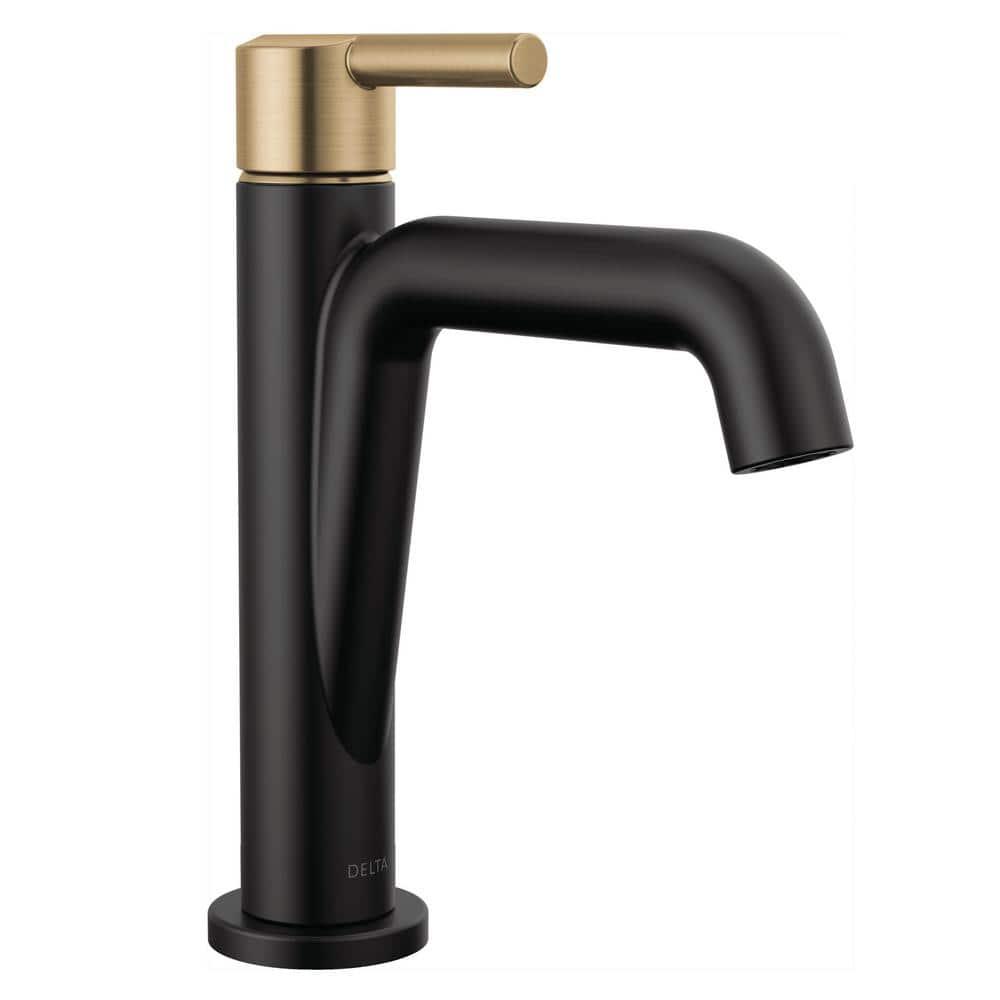 Nicoli Single Hole Bathroom Faucet with Drain Assembly, Single Handle Bathroom Sink Faucet