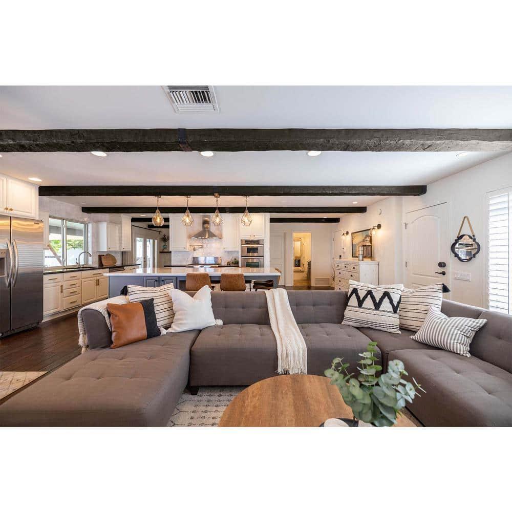 5-1/8 in x 8 in x 153 in Hand Hewn Faux Wood Beam