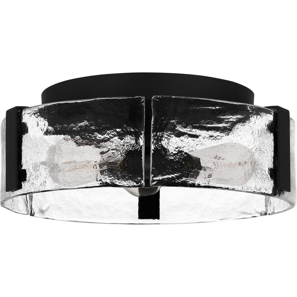 Quoizel Lighting Angora 3 - Light Flush Mount in  Matte Black