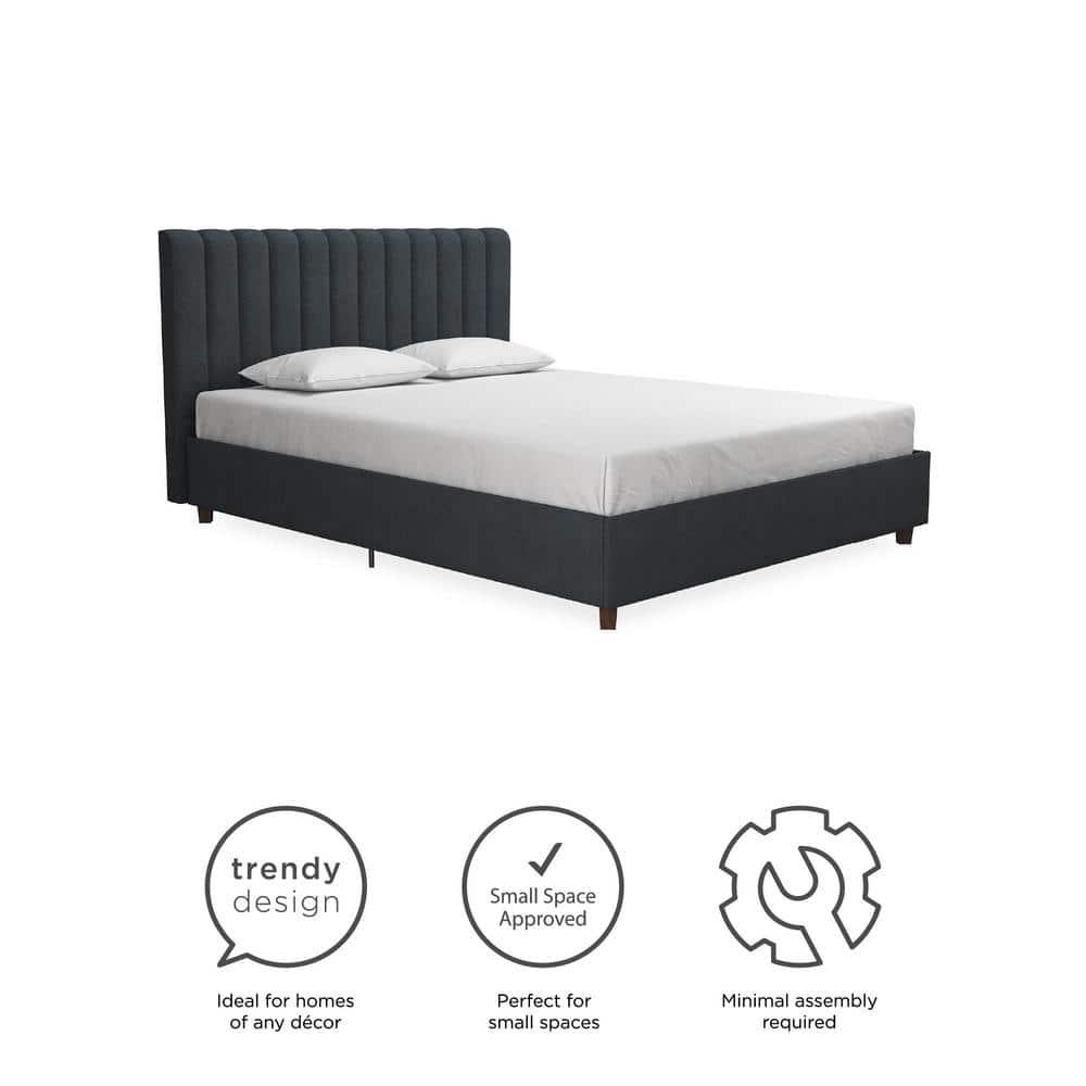 Brittany Tufted Upholstered Platform Bed