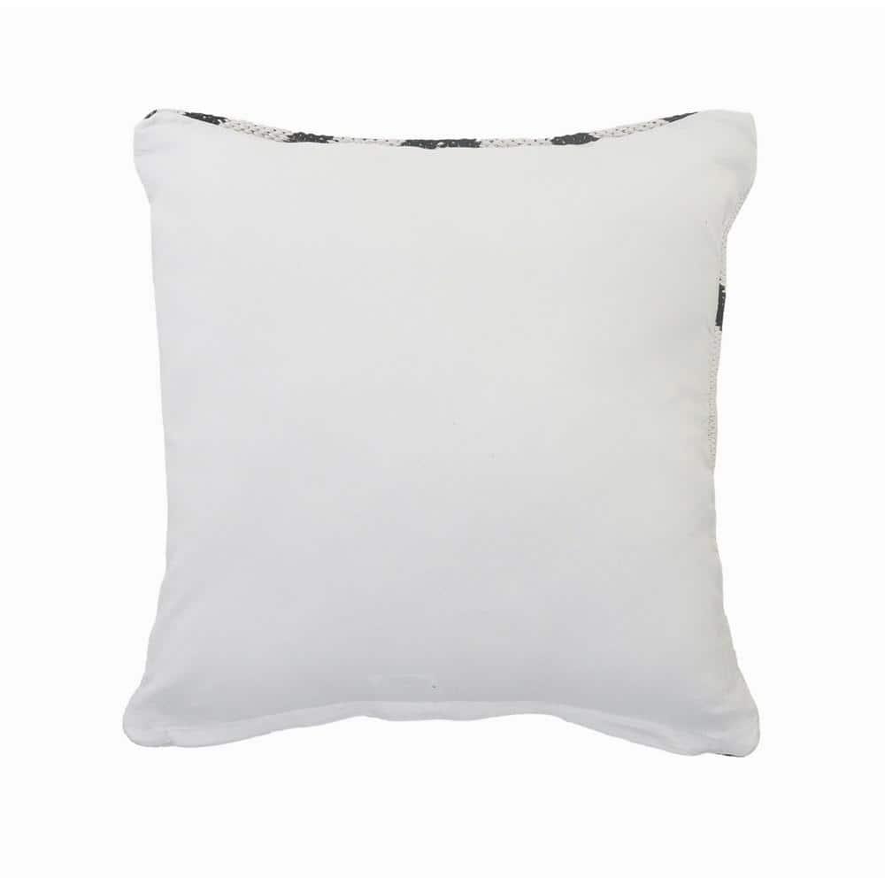 Ox Bay Geometric Throw Pillow, Black, 20 in., Counter per Pack 1