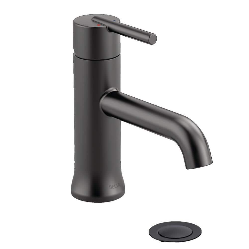 Trinsic Single Hole Bathroom Faucet with Drain Assembly, Single Handle Bathroom Sink Faucet