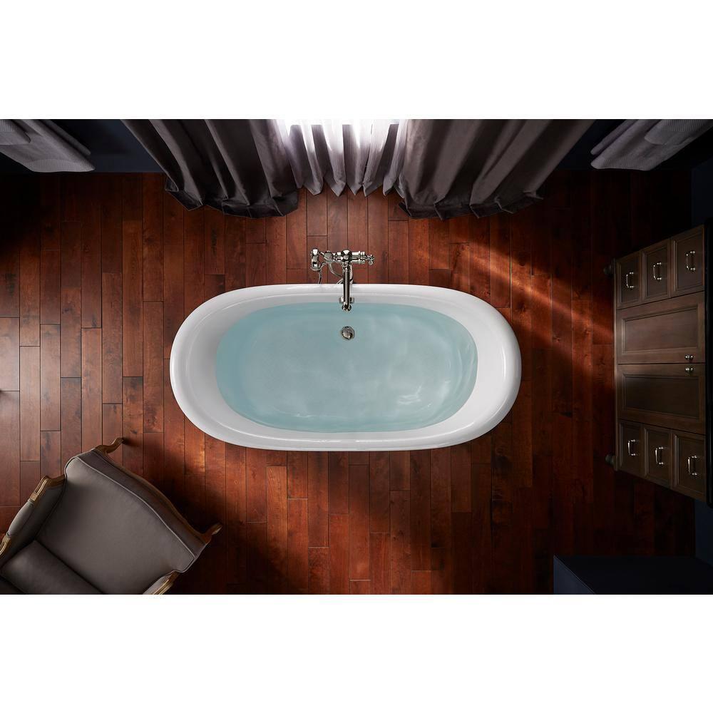 Artifacts® 66" x 33" Freestanding Bath with Iron Black Exterior