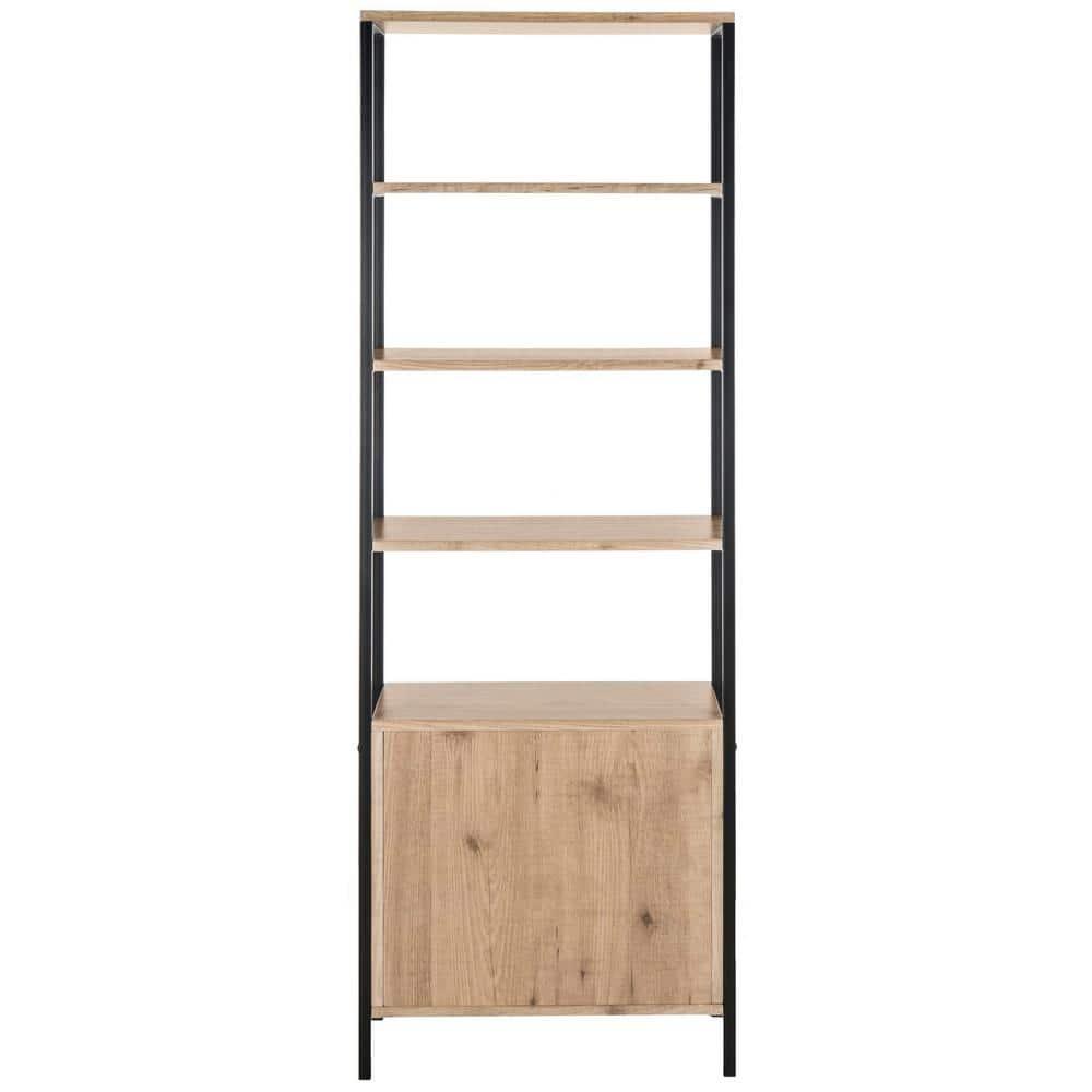 Natasha Etagere - FOX4273 - Oak/Black - Safavieh Couture