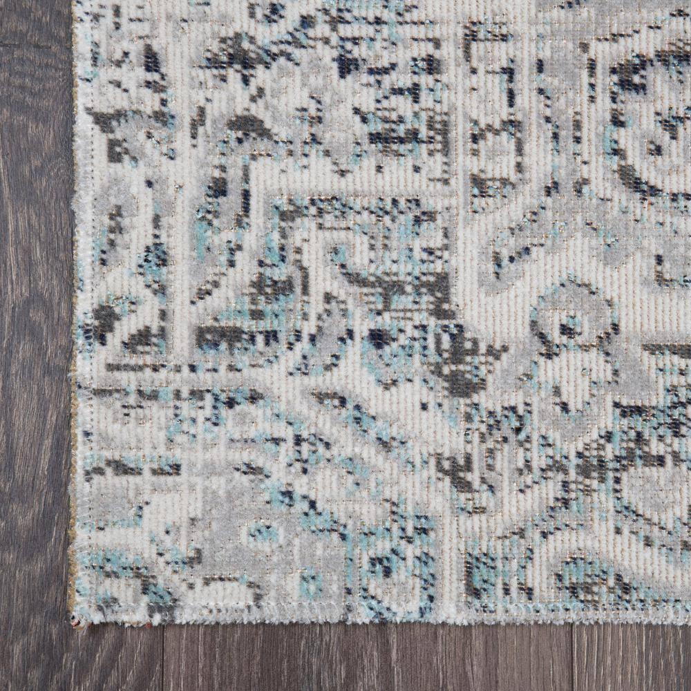 Nicole Miller New York Patio Sofia Medallion Indoor/Outdoor Area Rug, Navy Blue/Aqua