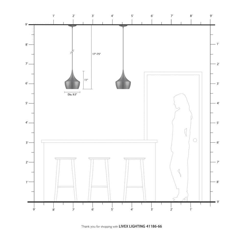 Schultz Single Light Metal Dimmable Pendant