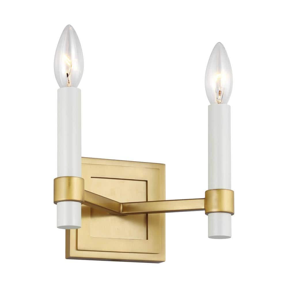 Annabel Steel Candle Wall Light