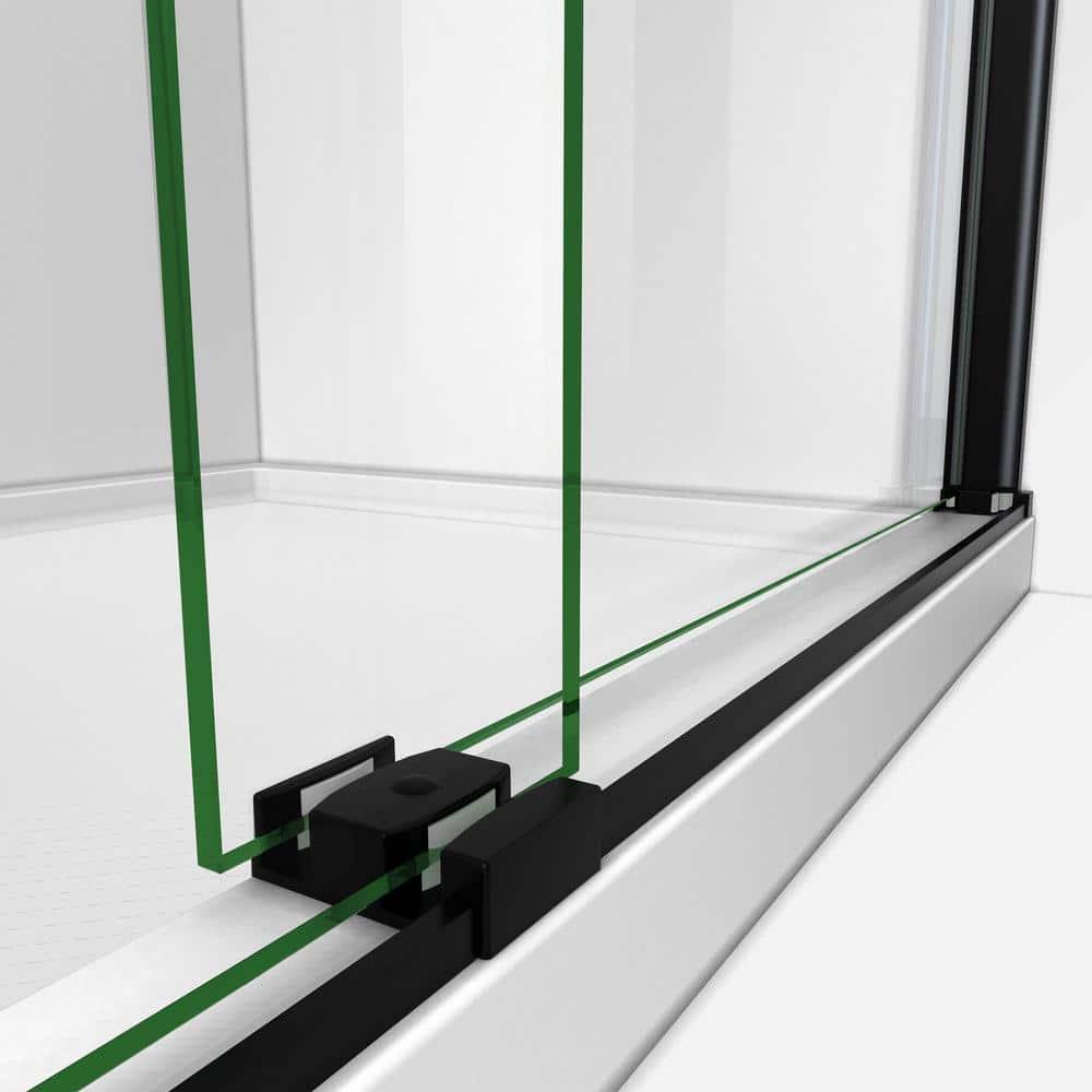 Sapphire 56" W x 76" H Frameless Shower Door