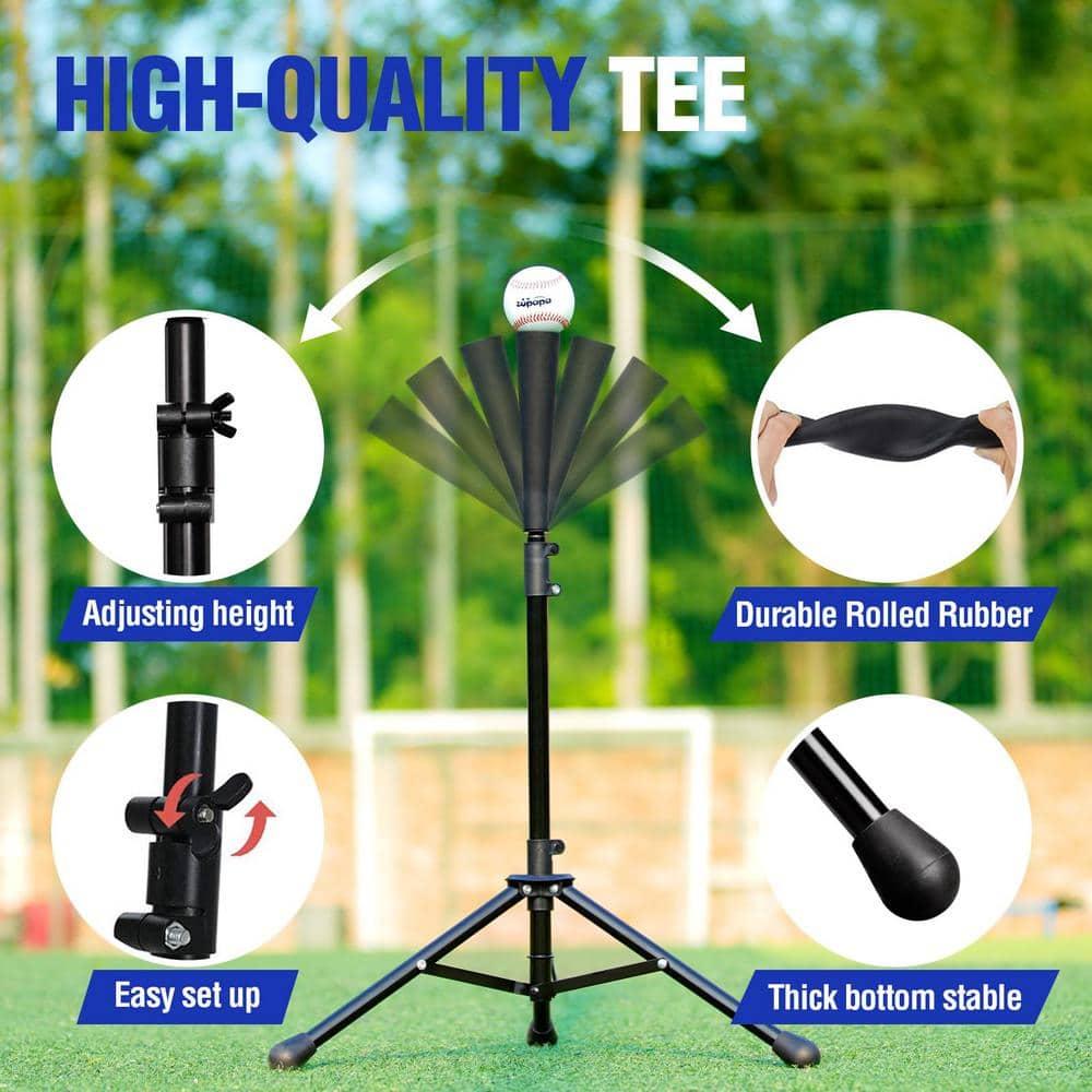 ALPHANEO Table Tennis Table Midsize Foldable  And  Portable Ping Pong Table Set With Net And 2 Ping Pong Paddles For Indoor Outdoor Game