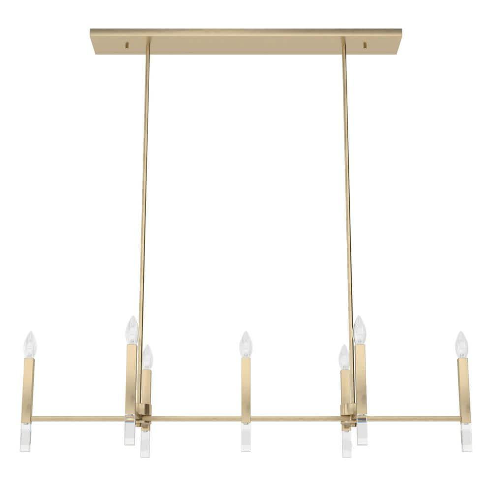 Hunter Fan Sunjai 7 Light Linear Ceiling Light Fixture