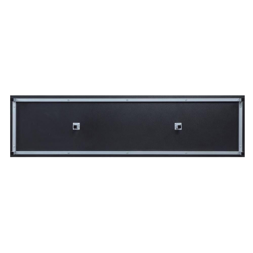 Manhattan Comfort Brighton Wood TV Stand for TVs up to 56" in Black