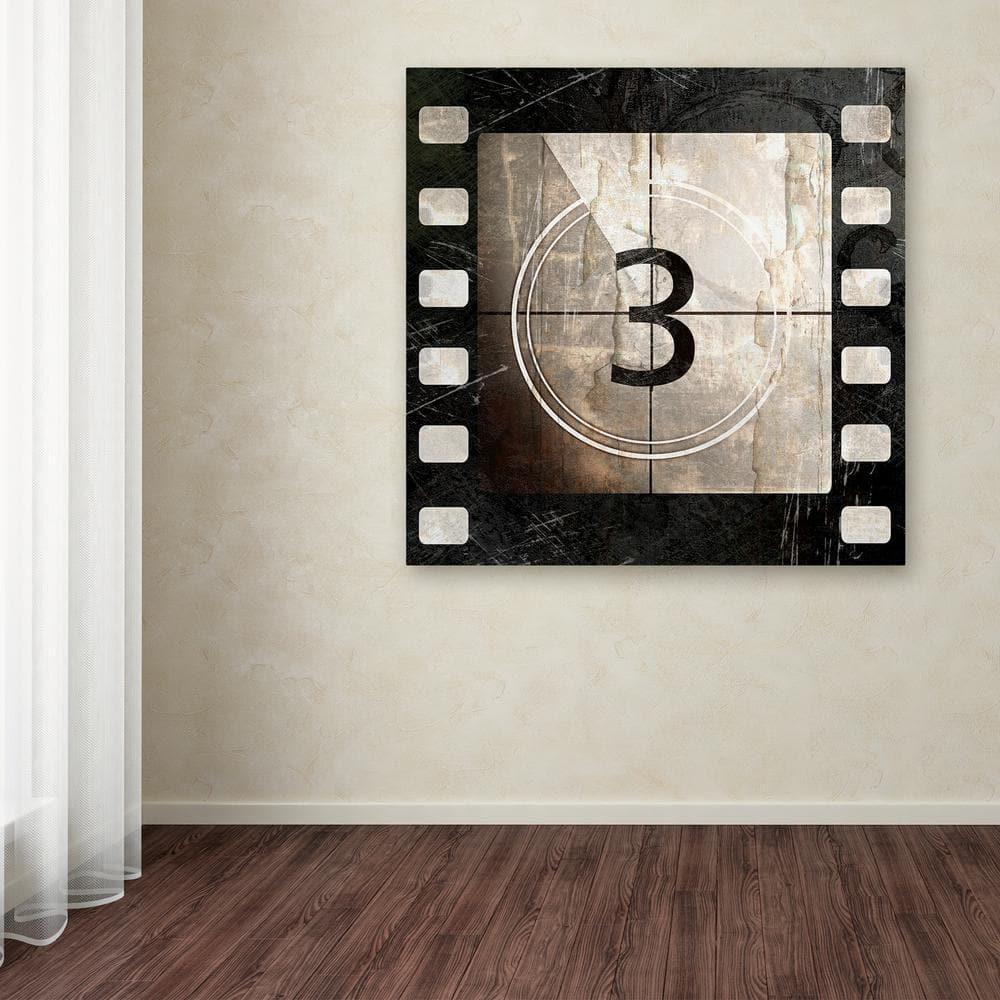 Trademark Fine Art 14x14 Vintage Canvas Wall Art 'Vintage Countdown III' by Color Bakery