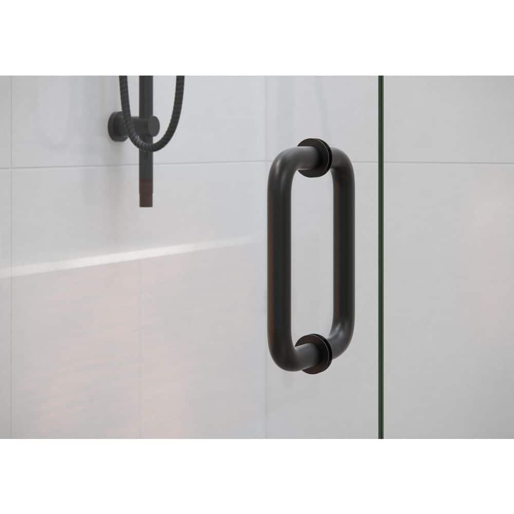 Albedo 28.25 in. x 78 in. Fully Frameless Hinge Shower Door