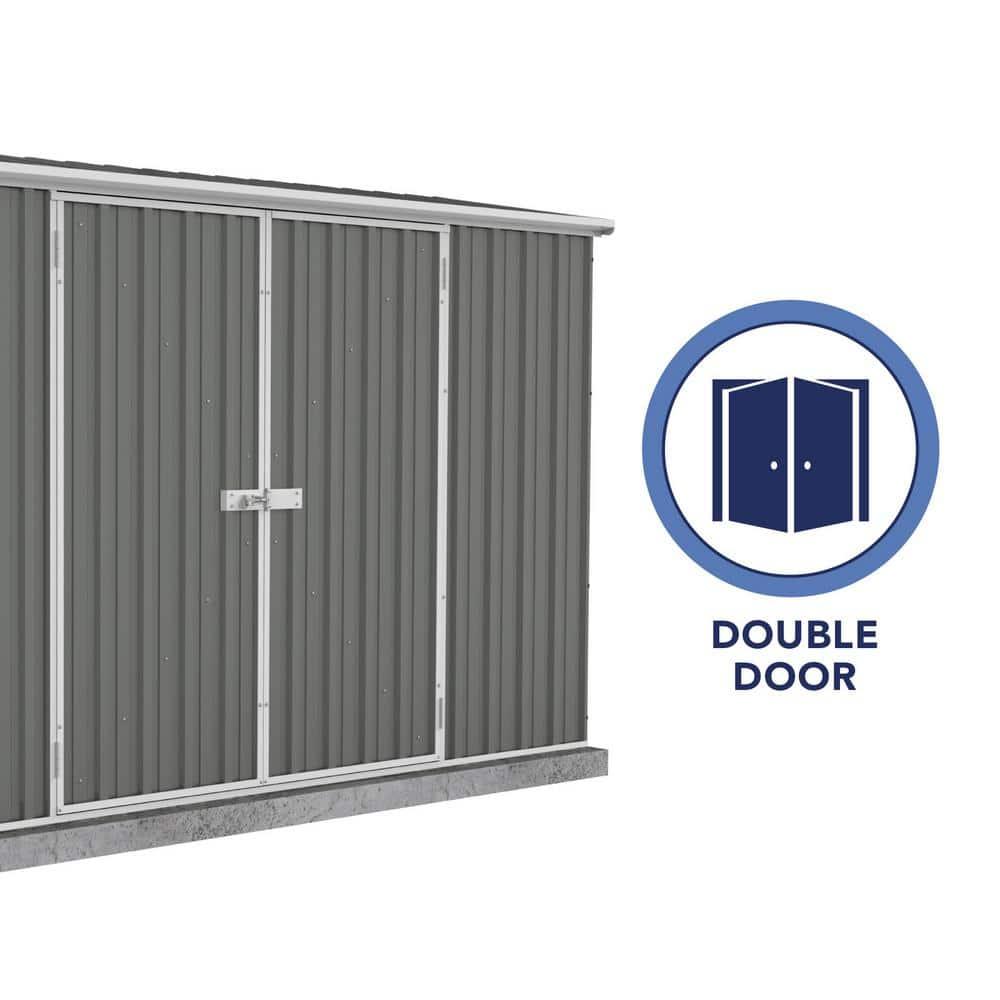 Absco Premier 10 ft. W x 10 ft. D Metal Storage Shed