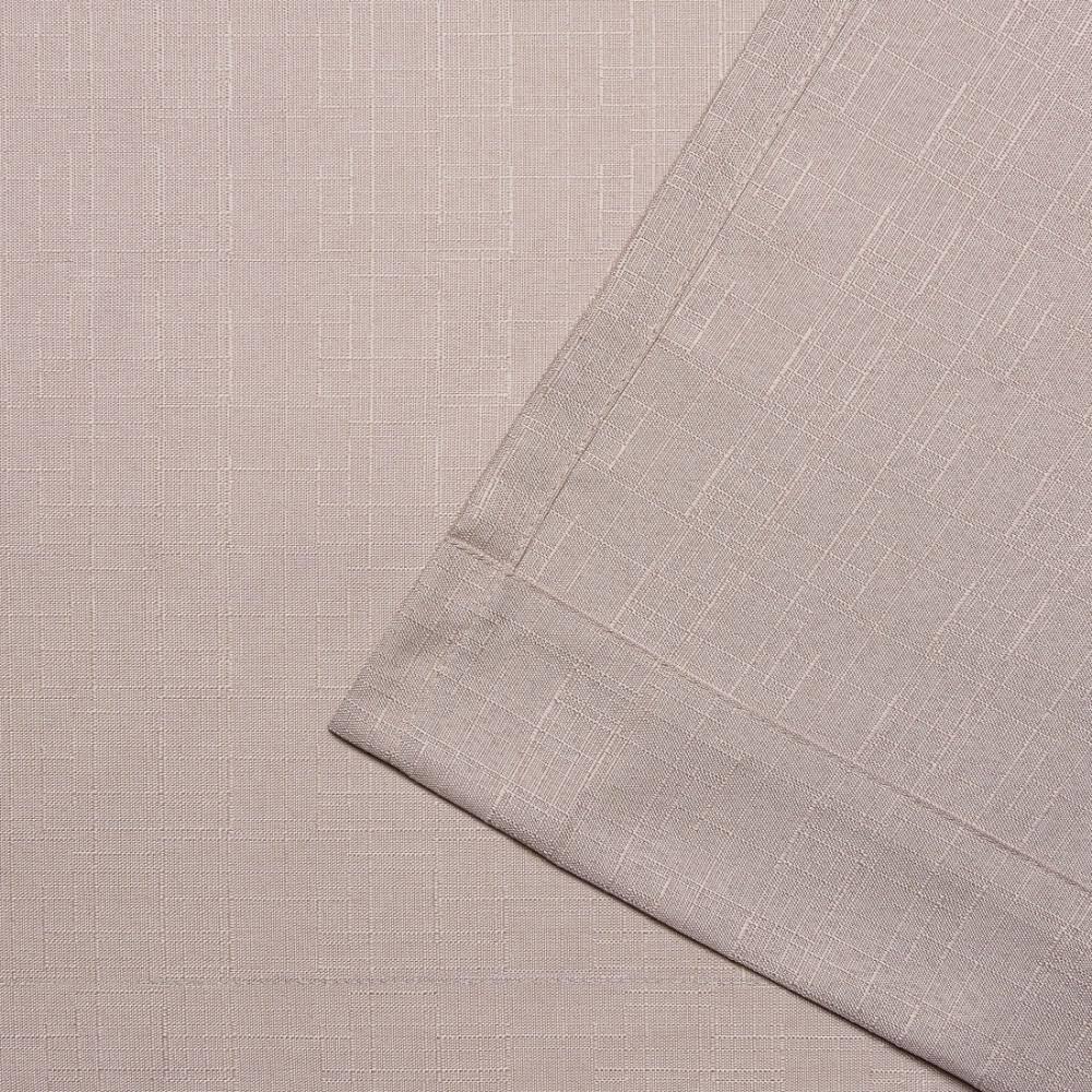 Loha GT Aaliyah Solid Color Semi-Sheer Grommet Curtain Panels