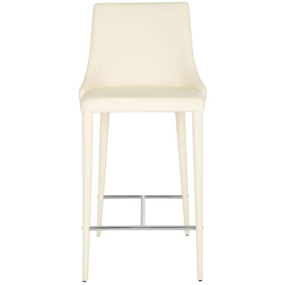 Summerset Counter Stool (Set of 2) - FOX2017 - Butter Cream - Safavieh Couture