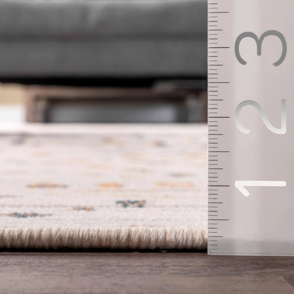 Nuloom Mila Moroccan 8x10 Indoor Area Rug for Living Room Bedroom Dining Room Kitchen, Beige/Ivory