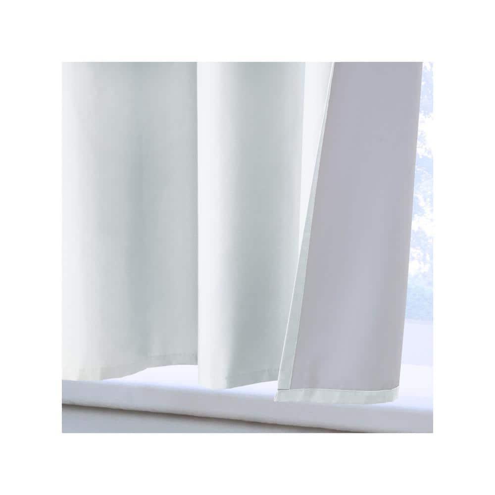 Commonwealth Prescott Rod Pocket Dressing Window Curtain Panel Set - 80x63", White
