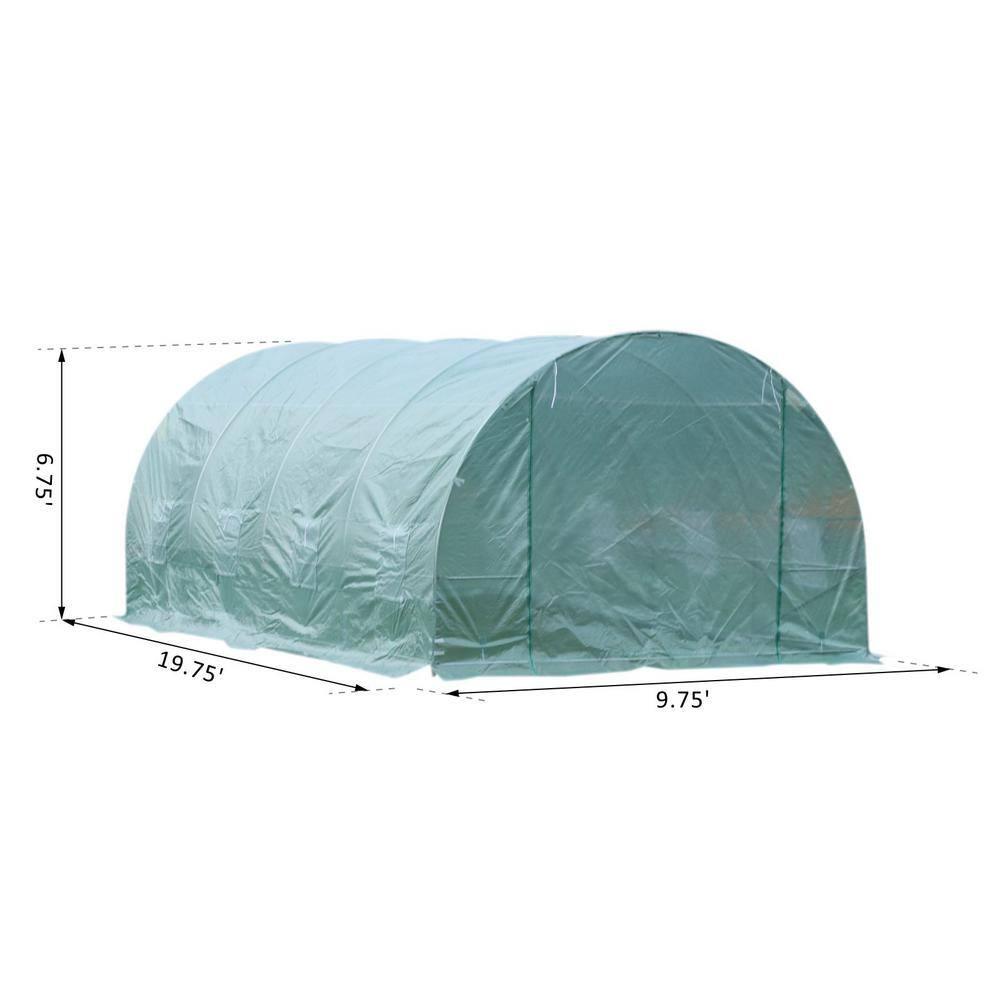 Outsunny 9.75 W x 19.75" D Greenhouse