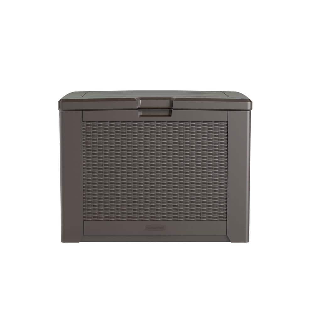 Rubbermaid Rubbermaid Deck Box, Medium, 74 Gallon, Brown