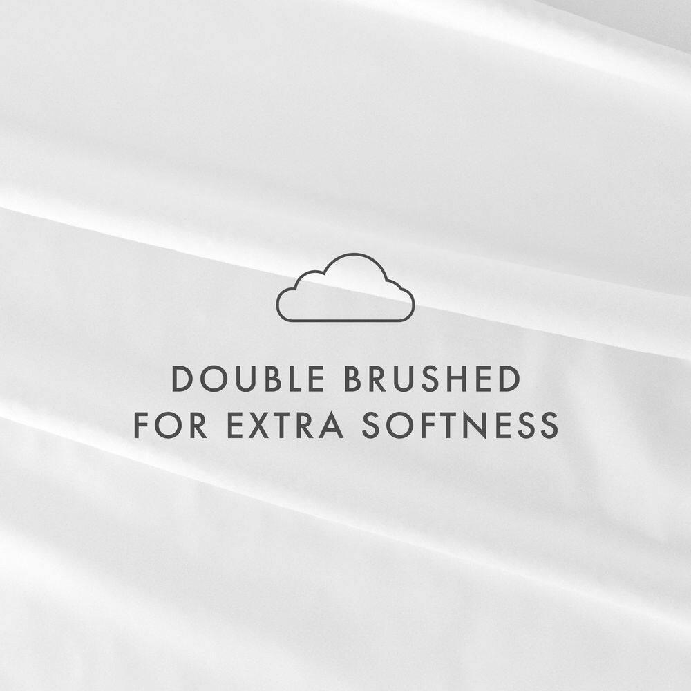 Linen Market 6 Piece Bed Sheet Set, White, King