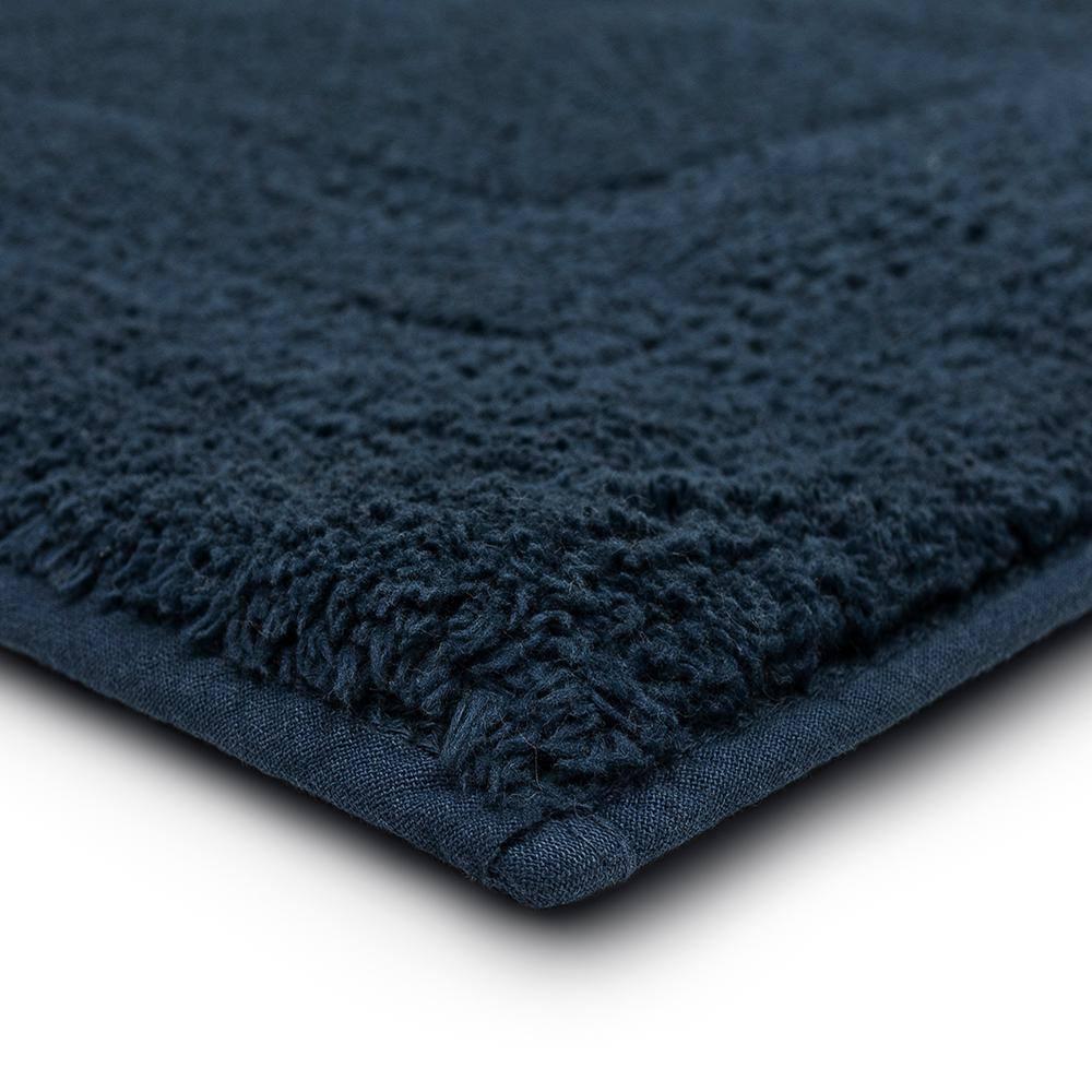 Mohawk Alfombra de Baño de Algodón Suave Absorbente de Secado Rápido Lavable a Máquina Alfombra de Baño, Crepúsculo, 21" x 34"