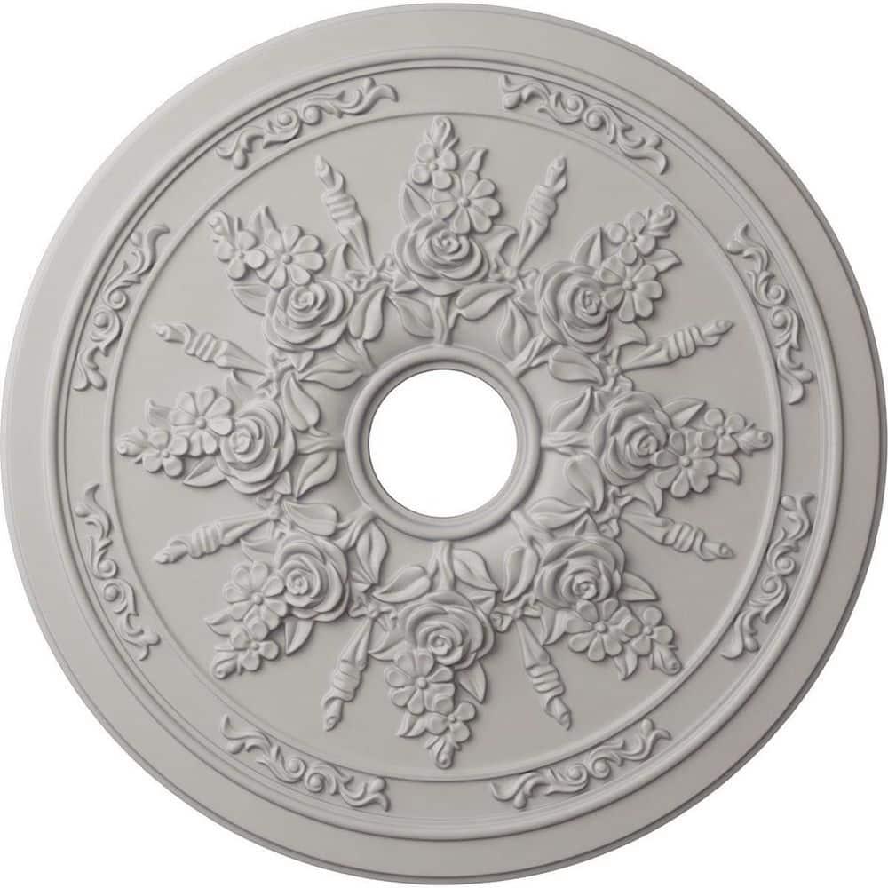 Rose and Ribbon Ceiling Medallion