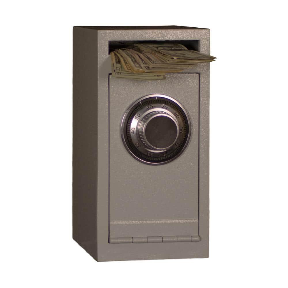 Tracker Safe DS120608-DLG Deposit Safe in Gray with Dial Lock
