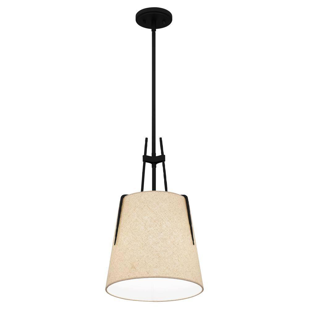 Quoizel Lighting Leona 1 - Light Pendant in  Matte Black