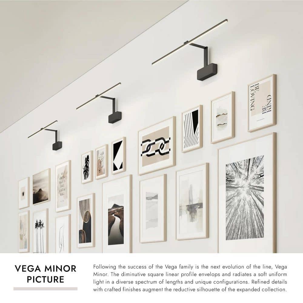 Kuzco Lighting Vega 34'' Dimmable LED Wall Mounted Picture Light