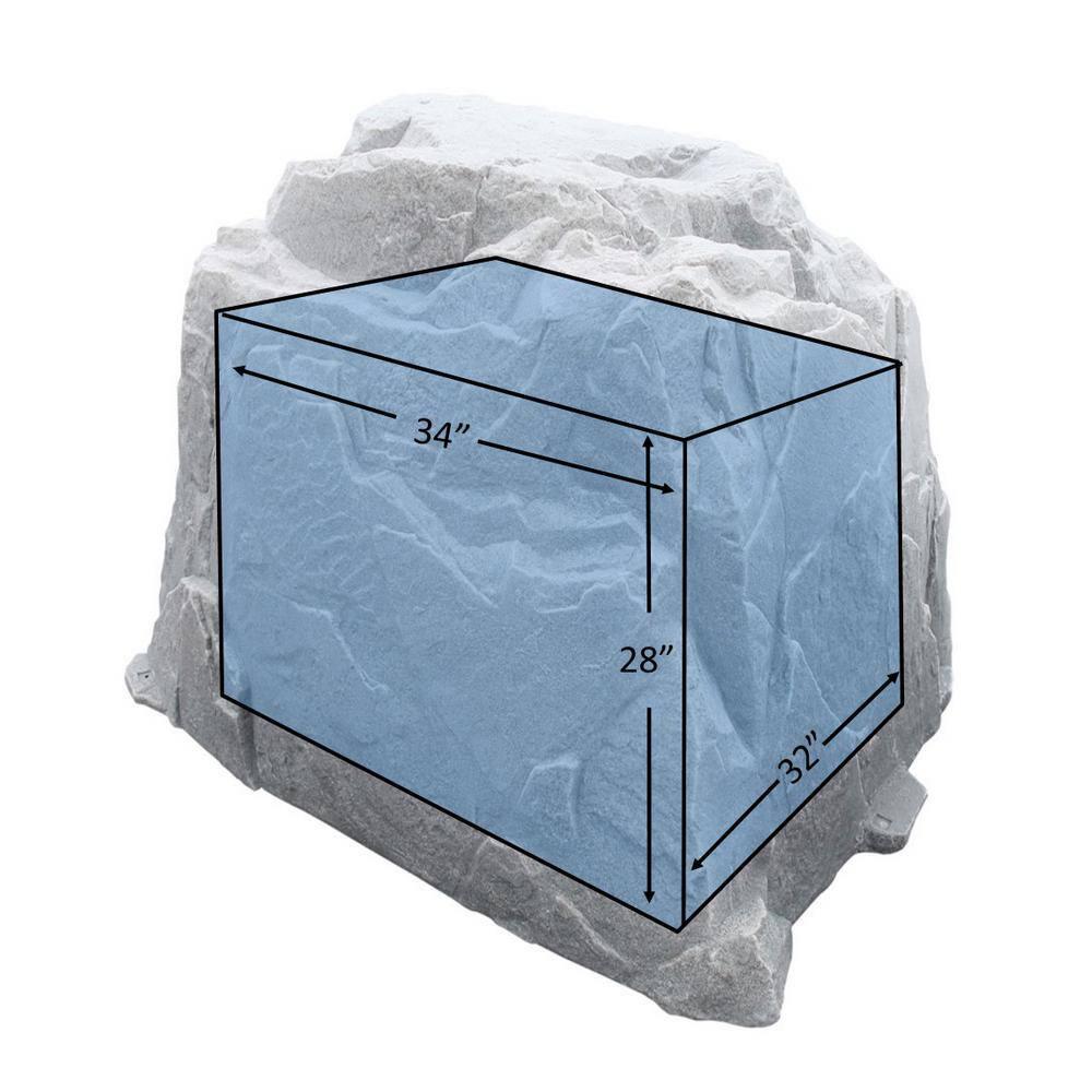 DekoRRa Products 104-AB Large Artificial Rock Enclosure - Autumn Bluff