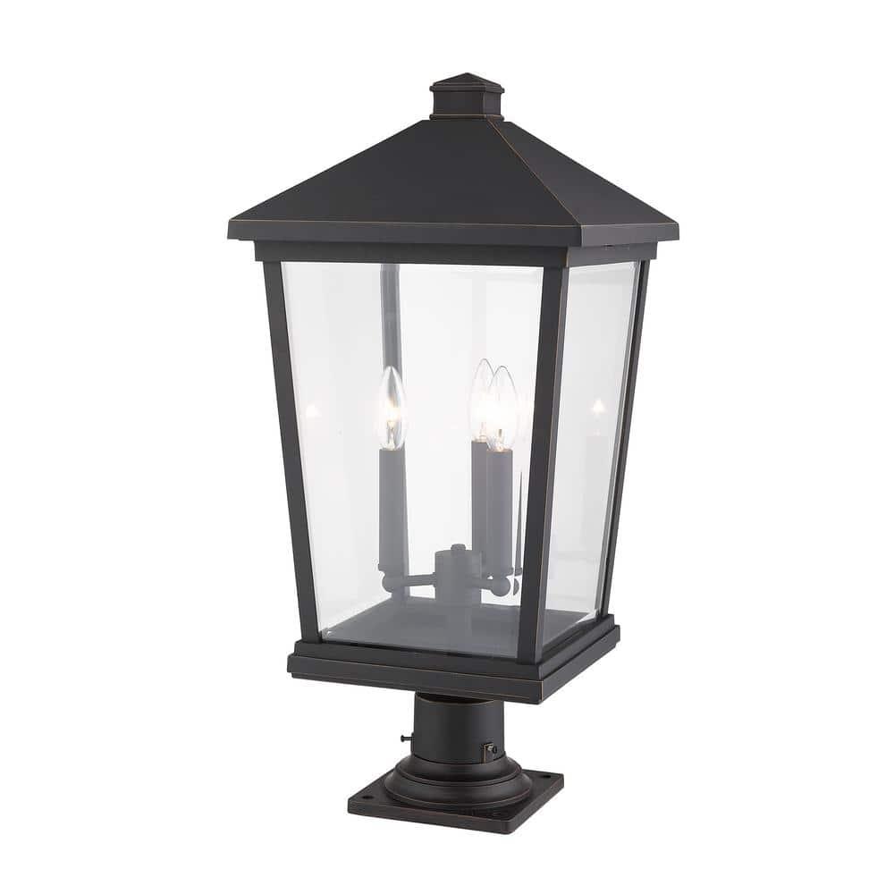 Z-Lite Portland 1 - Light Lantern in  Oil Rubbed Bronze