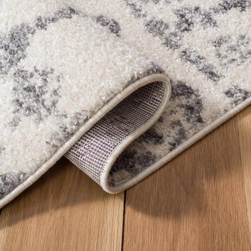 Tulum TUL657 Power Loomed Area Rug - Ivory/Grey - 8'9"x11'9" - Safavieh.