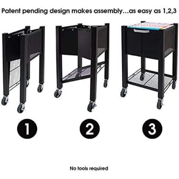 File Cart with Wheels