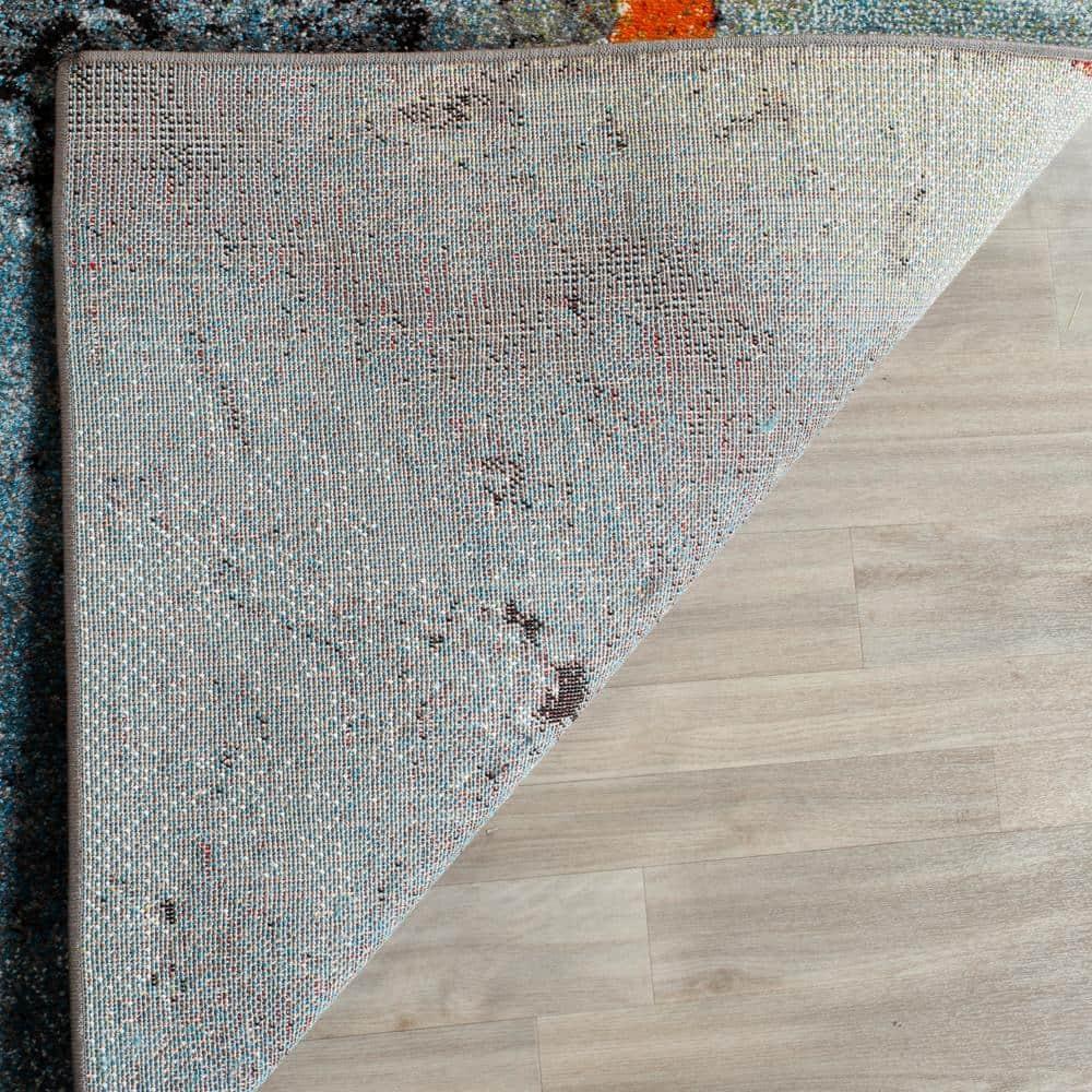 Glacier GLA125 Power Loomed Indoor Area Rug - Blue/Multi - 10'6"x14' - Safavieh