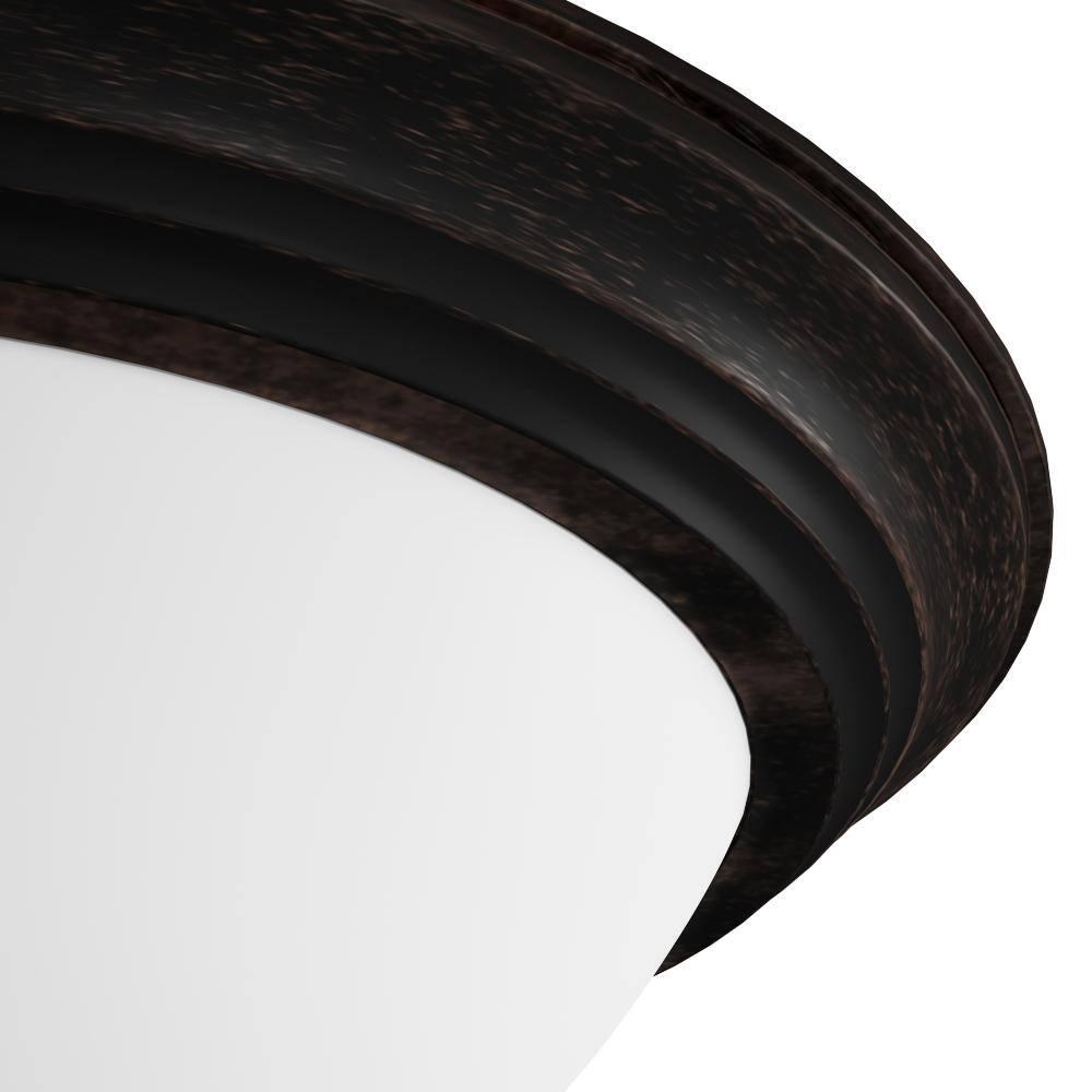 Maxim Lighting Essentials - 583x 3 - Light Flush Mount in  Oil Rubbed Bronze