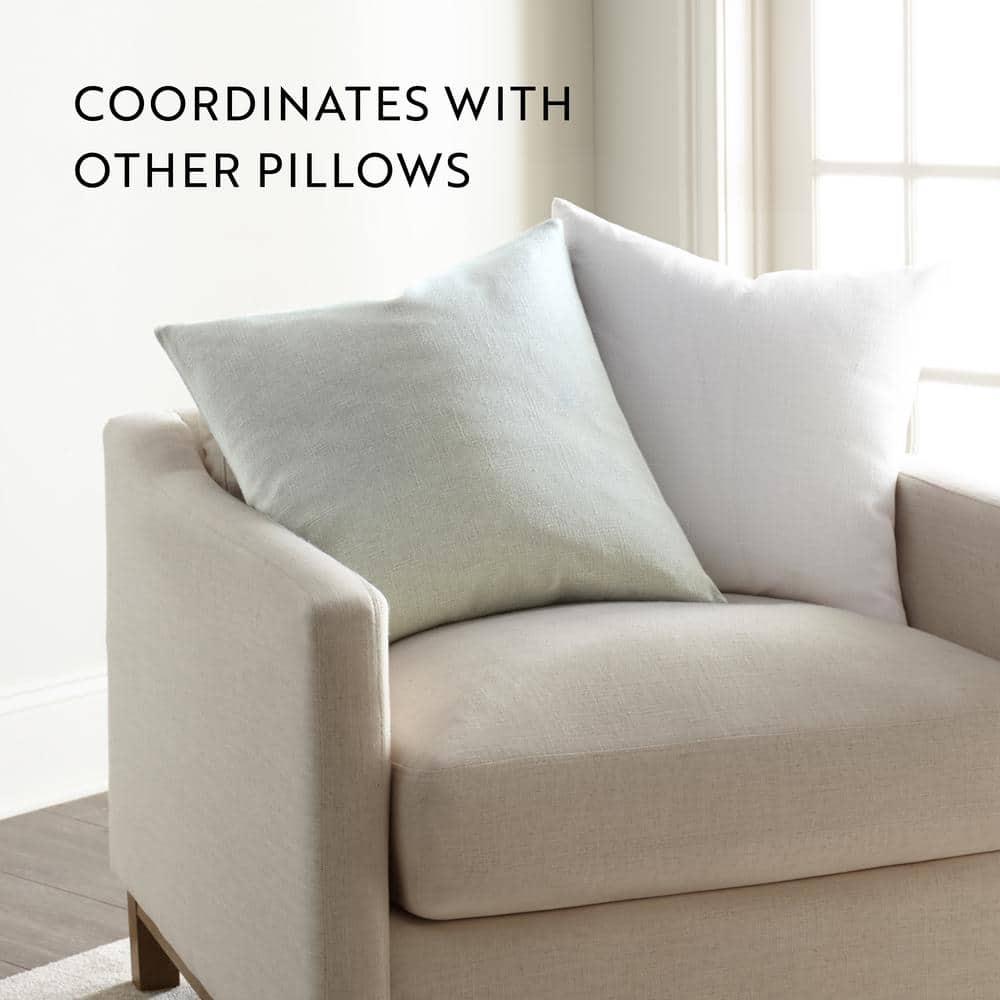 Solid Cotton Throw Pillow